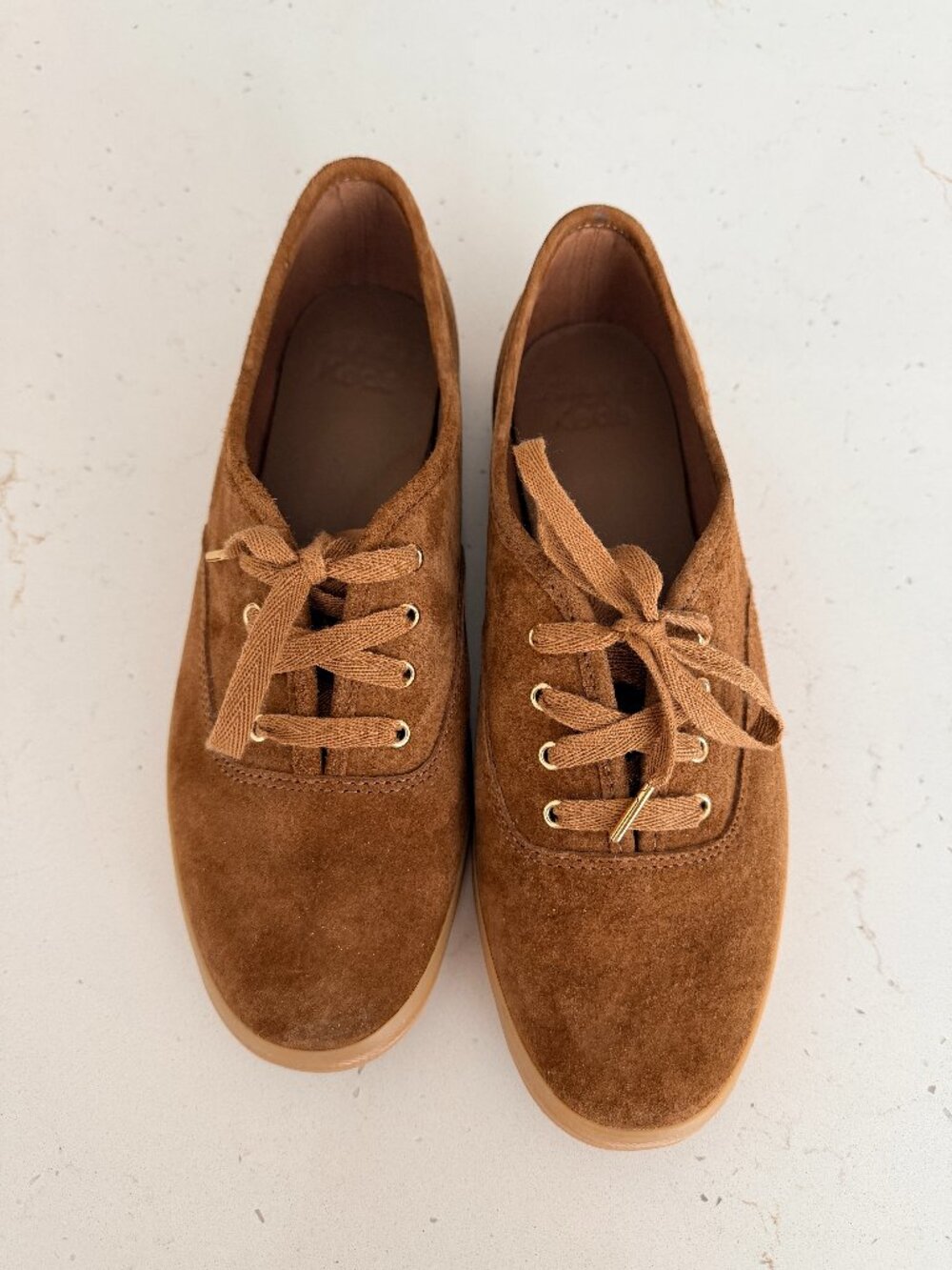 Keds x STAUD Brown Suede Sneakers Size 8